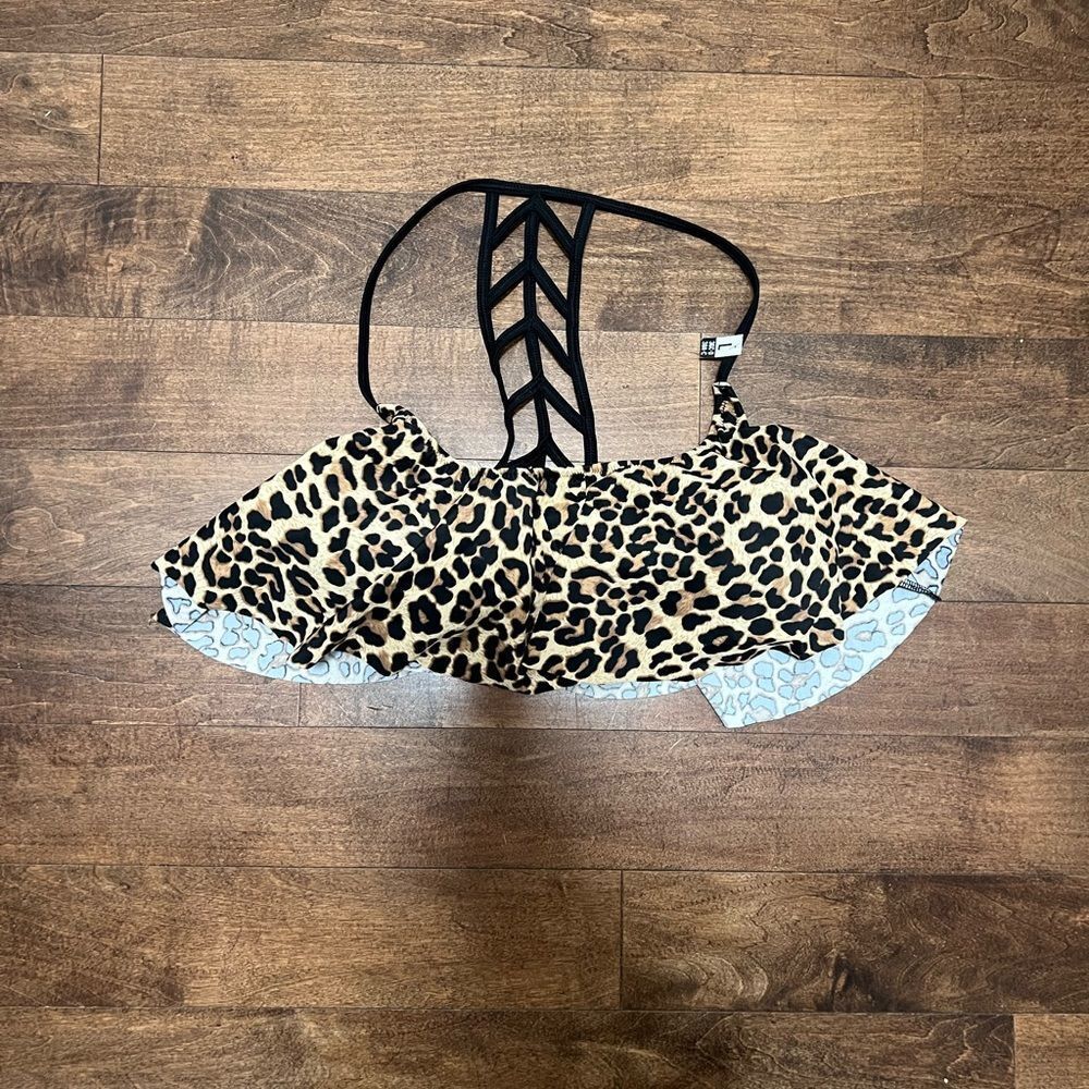 Cheetah Bikini Top  